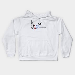 4 july independence day Kids Hoodie